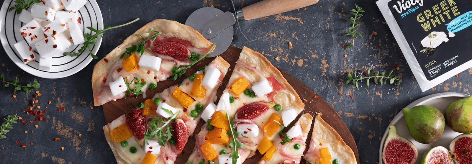 Rostlinná pizza