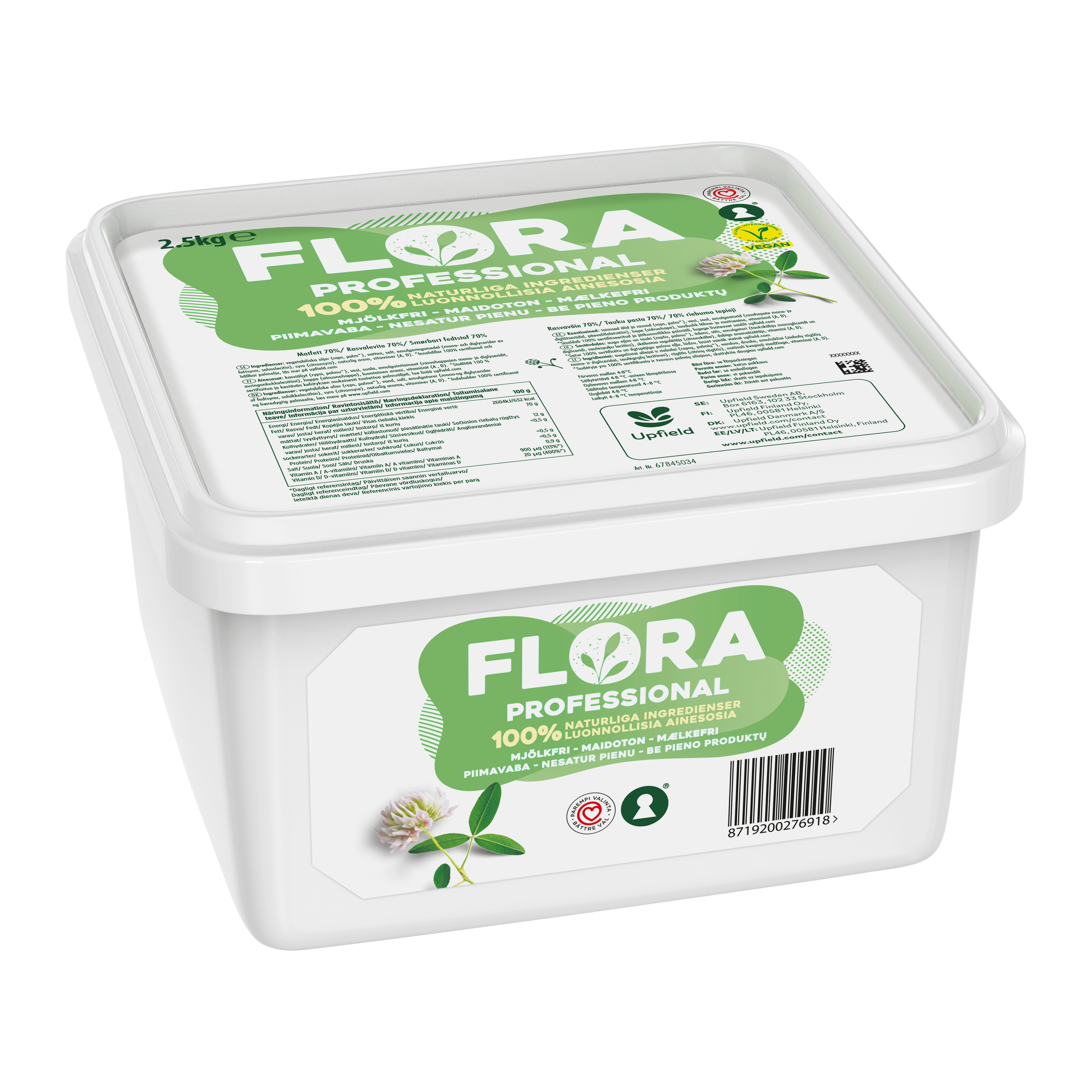 Flora Professional Smørbart fedtstof 75% 2.5kg