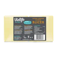 Violife Mature Cheddar Slices 8x500g