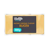 Violife Mature Cheddar Slices 8x500g
