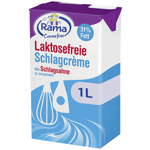 Rama Cremefine Schlagcreme laktosefrei 31% Fett, 8x1l