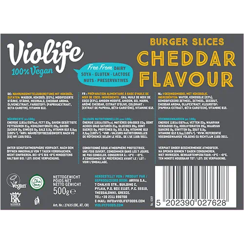 Violife Cheddar Schreiben: Optimalers Schmelzverhalten