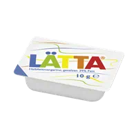 Lätta Halbfettmargarine in praktischen Portionspackungen