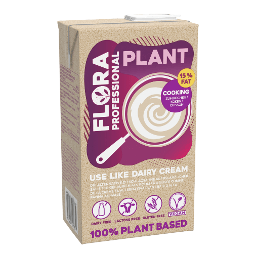 Sahnealternative Flora mit 15% Fett zum Kochen: Praktisches Format
