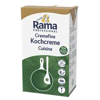 Rama Cremefine Cuisine:  Die auf Pflanzenölen basierende Alternative 