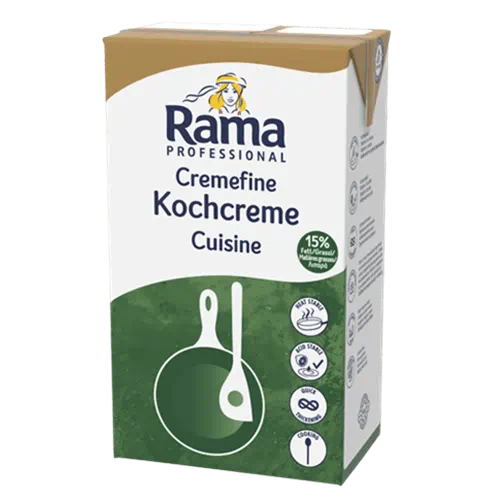 Rama Cremefine Cuisine:  Die auf Pflanzenölen basierende Alternative 