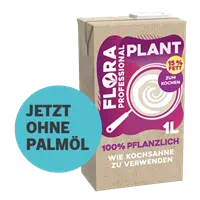 Sahnealternative Flora mit 15% Fett zum Kochen: Praktisches Format