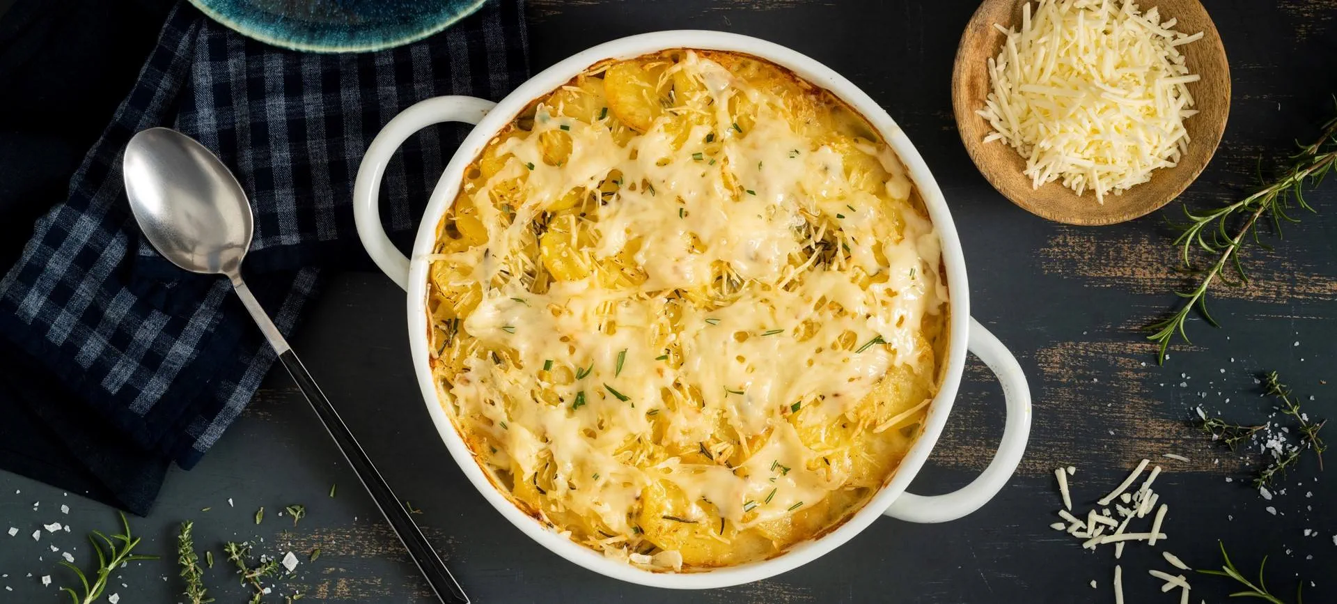 Rezept: Pflanzlicher Kartoffelauflauf nach Dauphiner Art