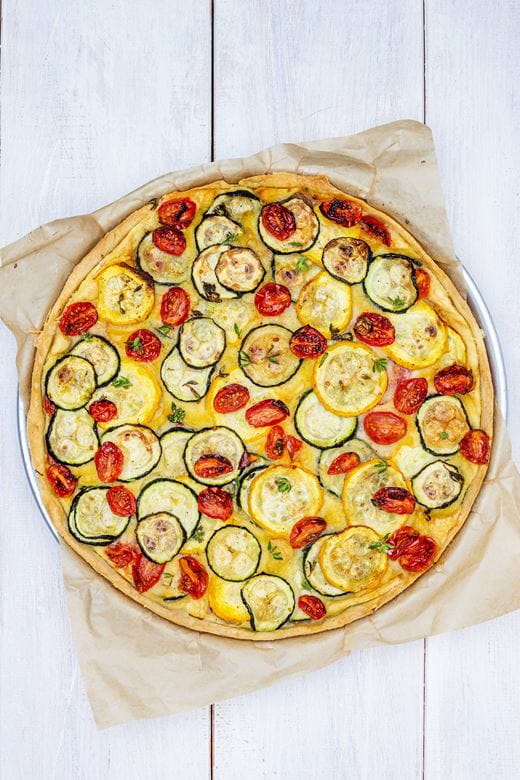 recipe image Creamy Frischkäsequiche