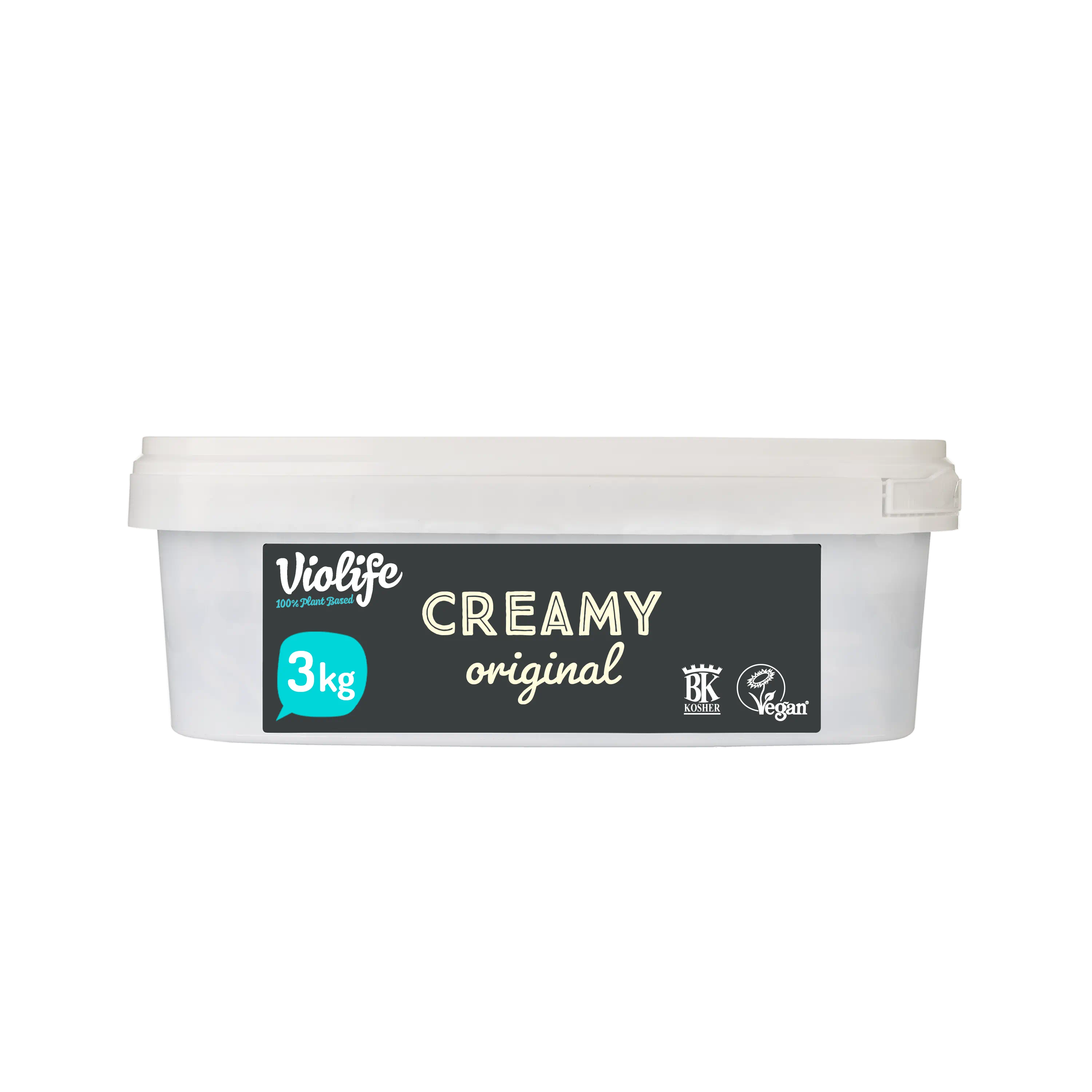 Violife Original Geschmack Creamy 1x3kg 100% vegane Alternative zu Frischkäse