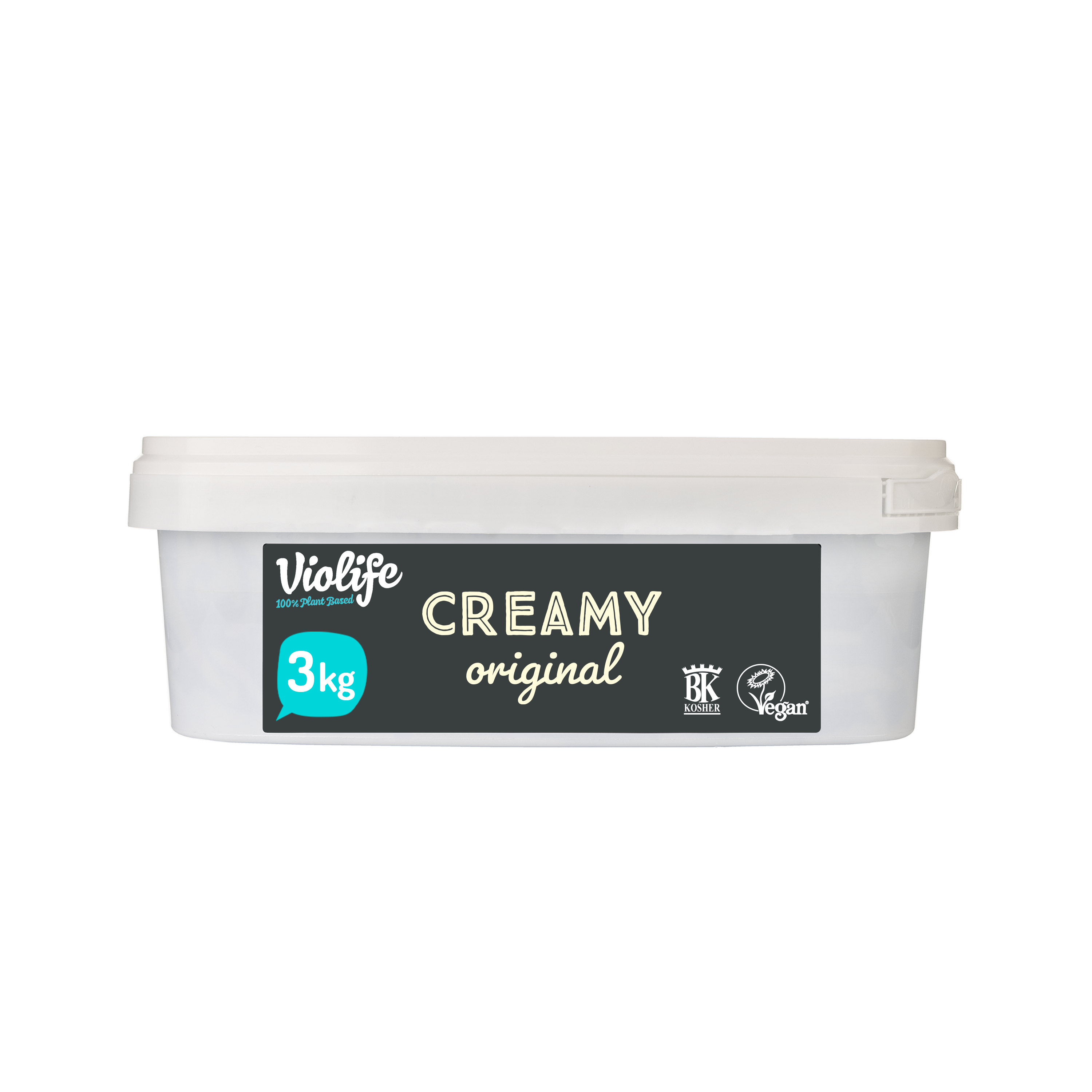 Violife Original Geschmack Creamy 1x3kg 100% vegane Alternative zu Frischkäse