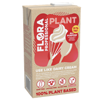Flora Professional Plant zum Schlagen pflanzliche Sahnealternative 8 x 1l