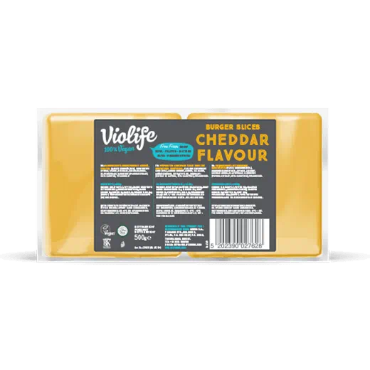 Violife Cheddar Geschmack Burger Scheiben 8x500g