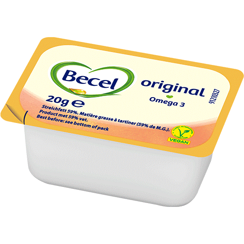 Produktvorschau von der Portionspackung Becel Original 20g - Vegan
