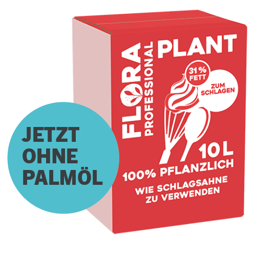 Flora Professional Plant zum Schlagen pflanzliche Sahnealternative 1 x 10l
