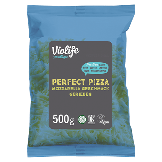 Violife Perfect Pizza Mozzarella Geschmack Gerieben 5x1kg 100% vegane Alternative zu Käse