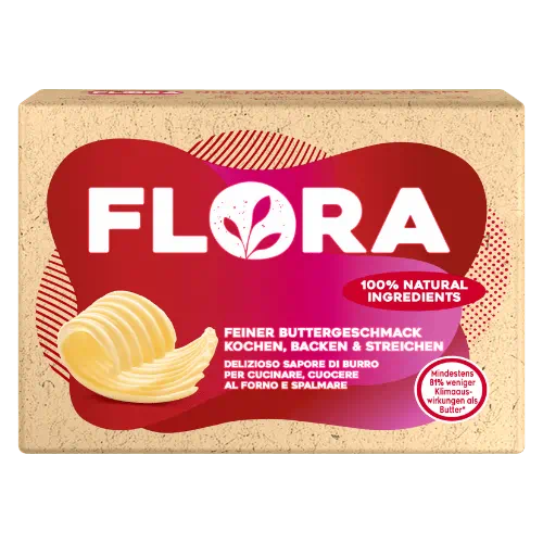Flora 100% Pflanzliche Alternative zu Butter 10x250g