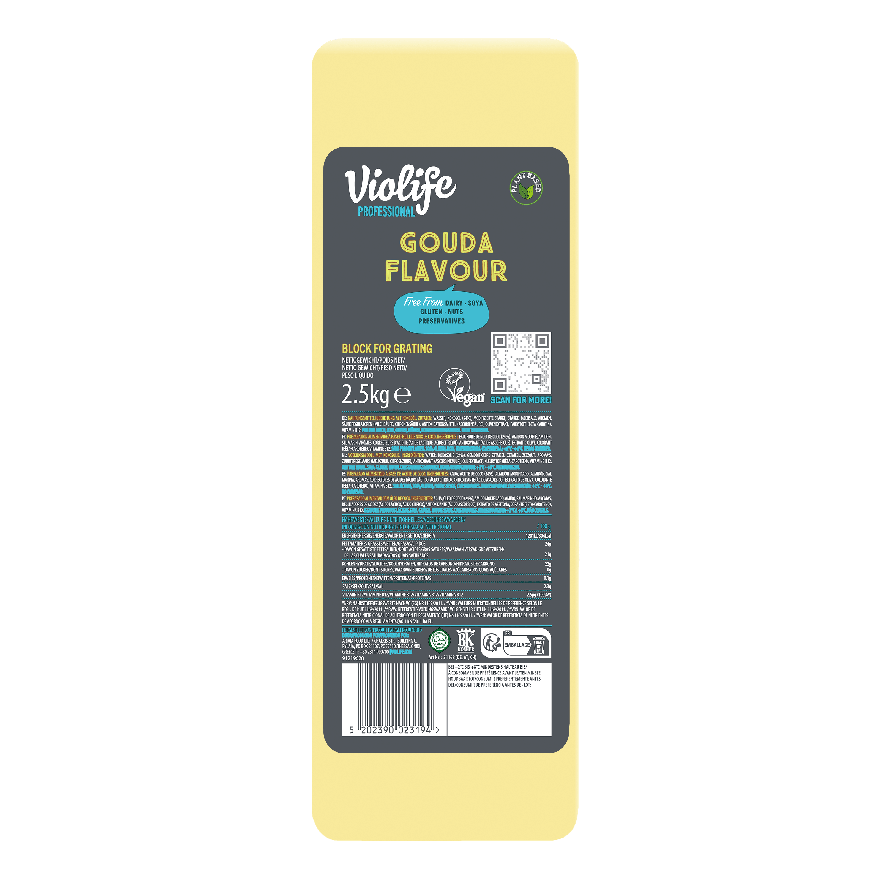 Violife Original Geschmack Creamy 1x3kg