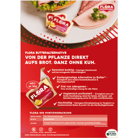 Sales Flyer Butteralternative Portionspackungen