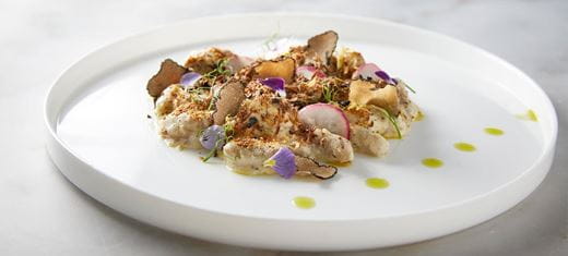 recipe image Gnocchi με σαφράν χωρίς αλεύρι με σάλτσα κουνουπιδιού