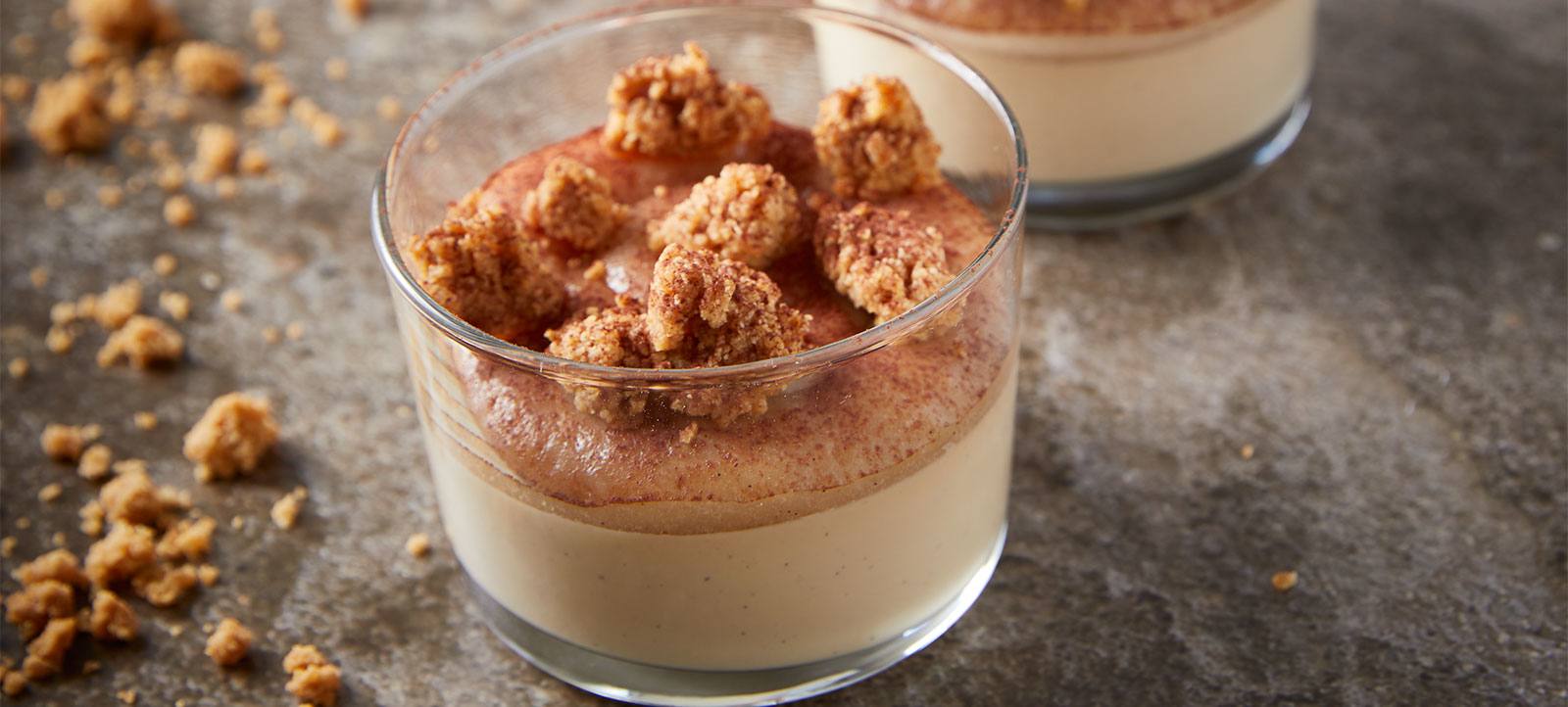 recipe image Panna Cotta Σοκολάτα - Rama 31%