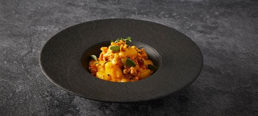 recipe image Gnocchi  με σύγκλινο και κρόκο Κοζάνης
