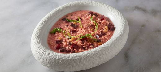 recipe image Ριζότο με πατζάρι και κρέμα τυρί