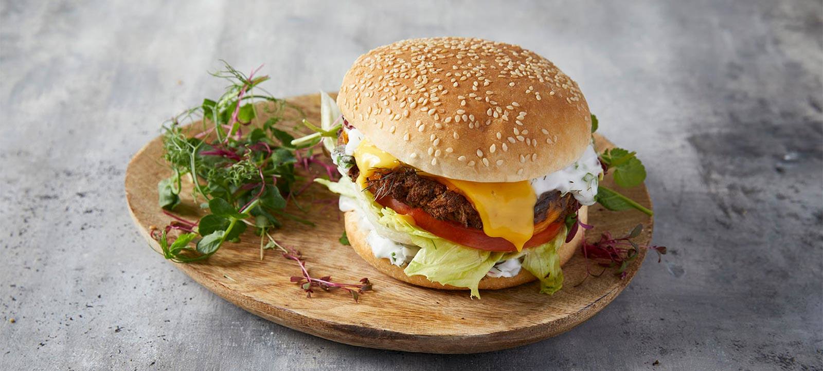 recipe image Vegan Cheeseburger