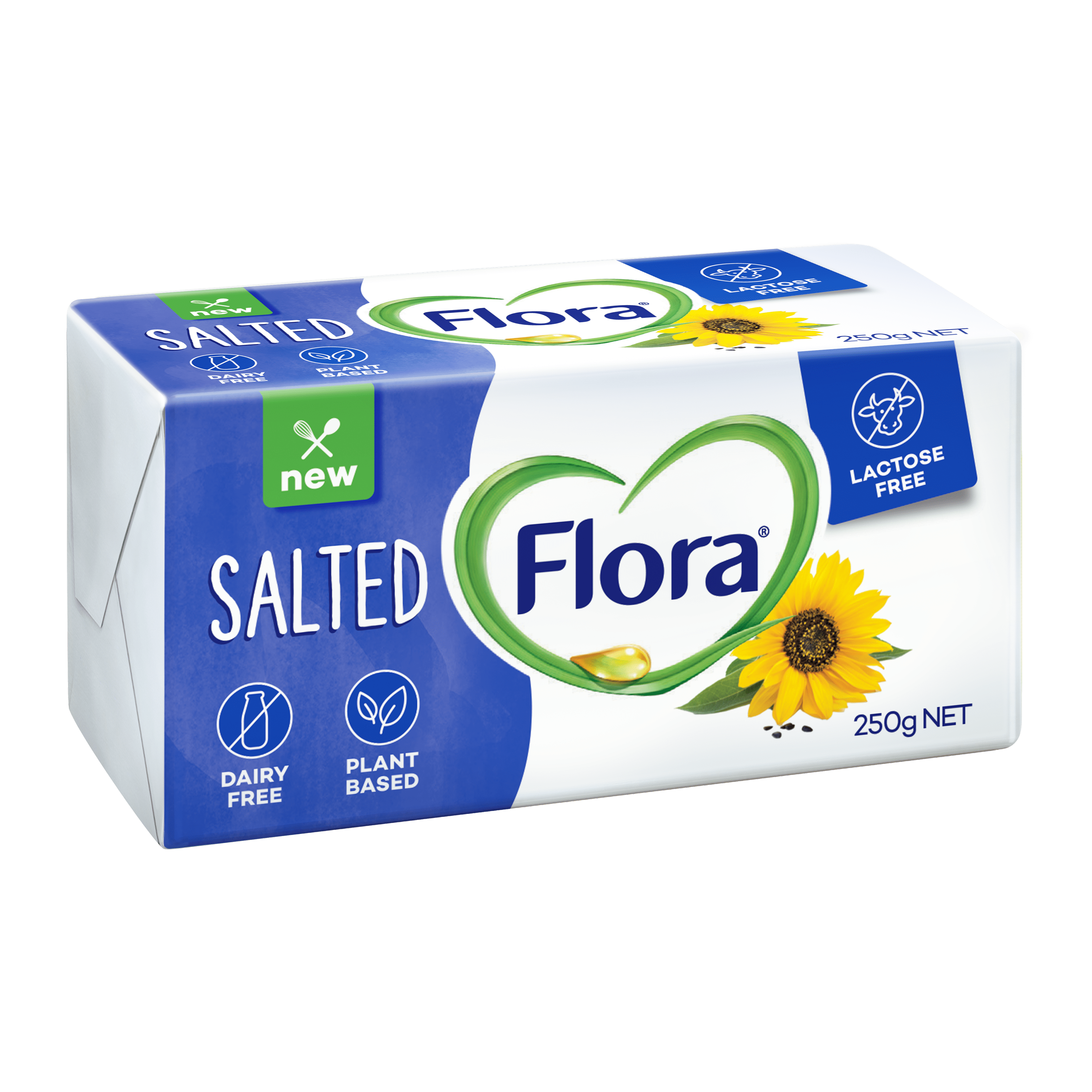 Product Page, Flora Plant-based Block Salted 250g