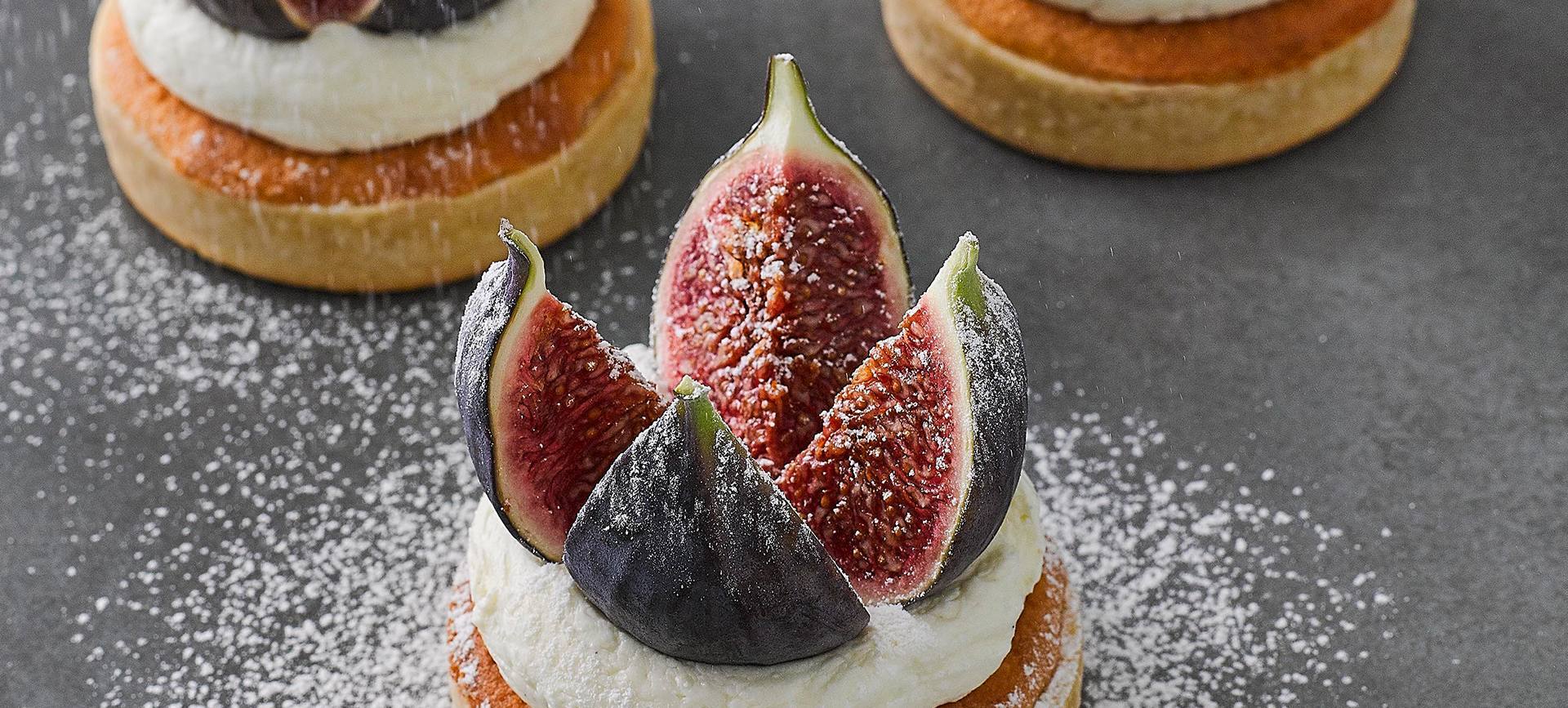 Vanilla and Fig Tartlets