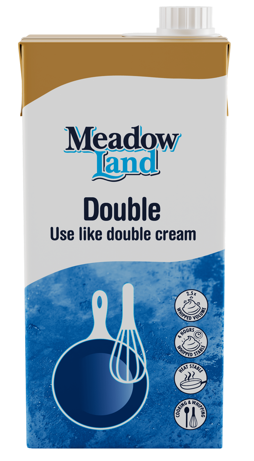 Meadowland in new SIG packaging for easy pouring and less waste