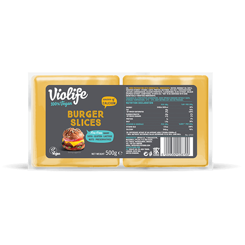 Vegan cheese alternative for burgers