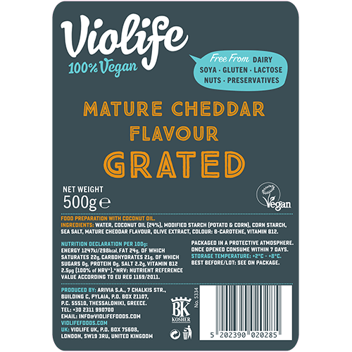 Vegan and dairy free cheese alternative for restaurants