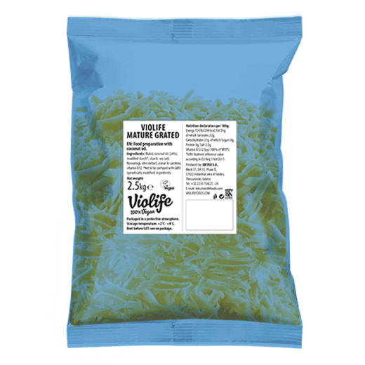 Violife Mature Cheddar Flavour Grated 2.5kg