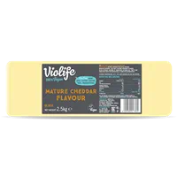 Violife Mature Cheddar Flavour Block 5 x 2.5kg