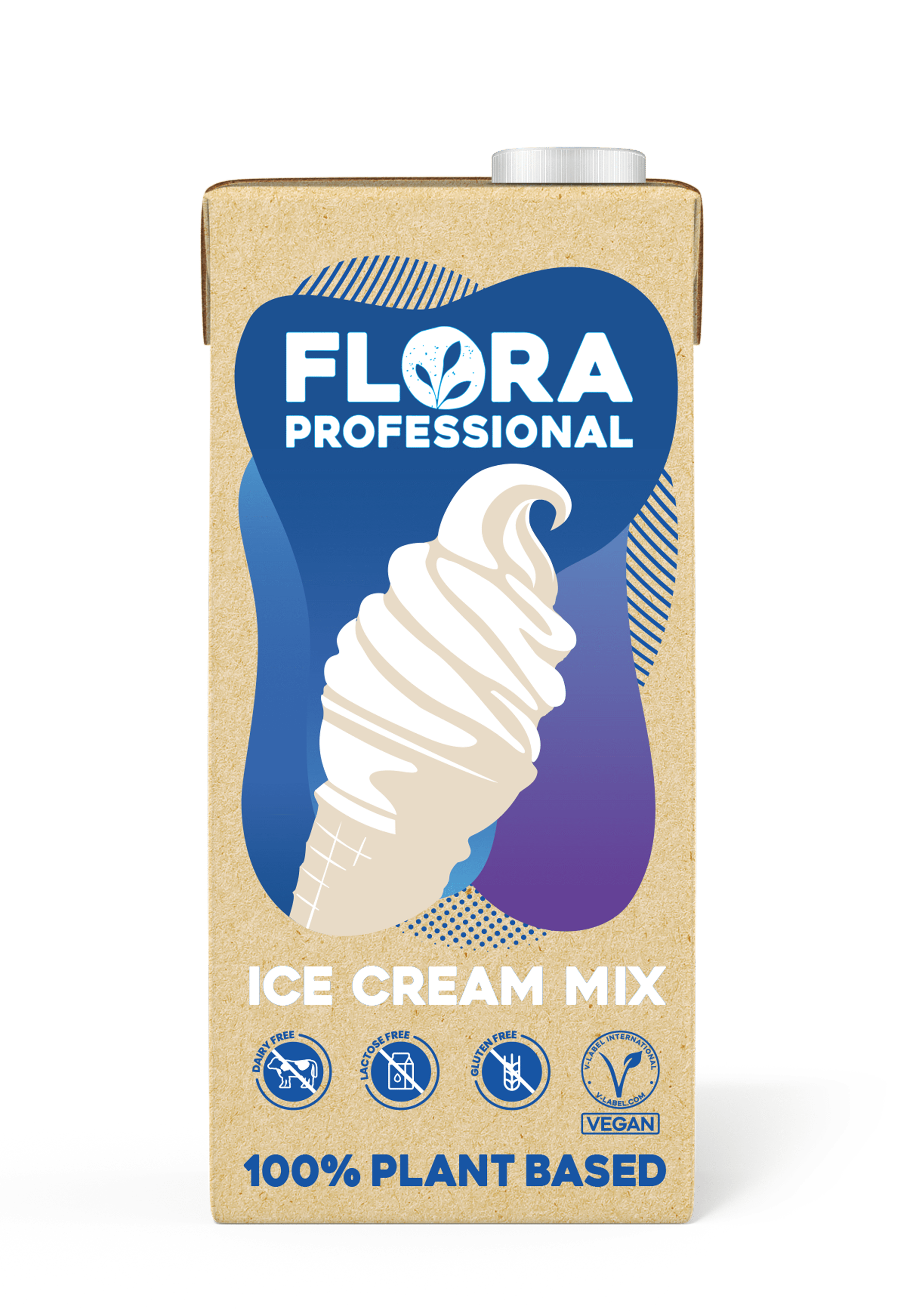 Flora Professional Ice Cream mix, 1L