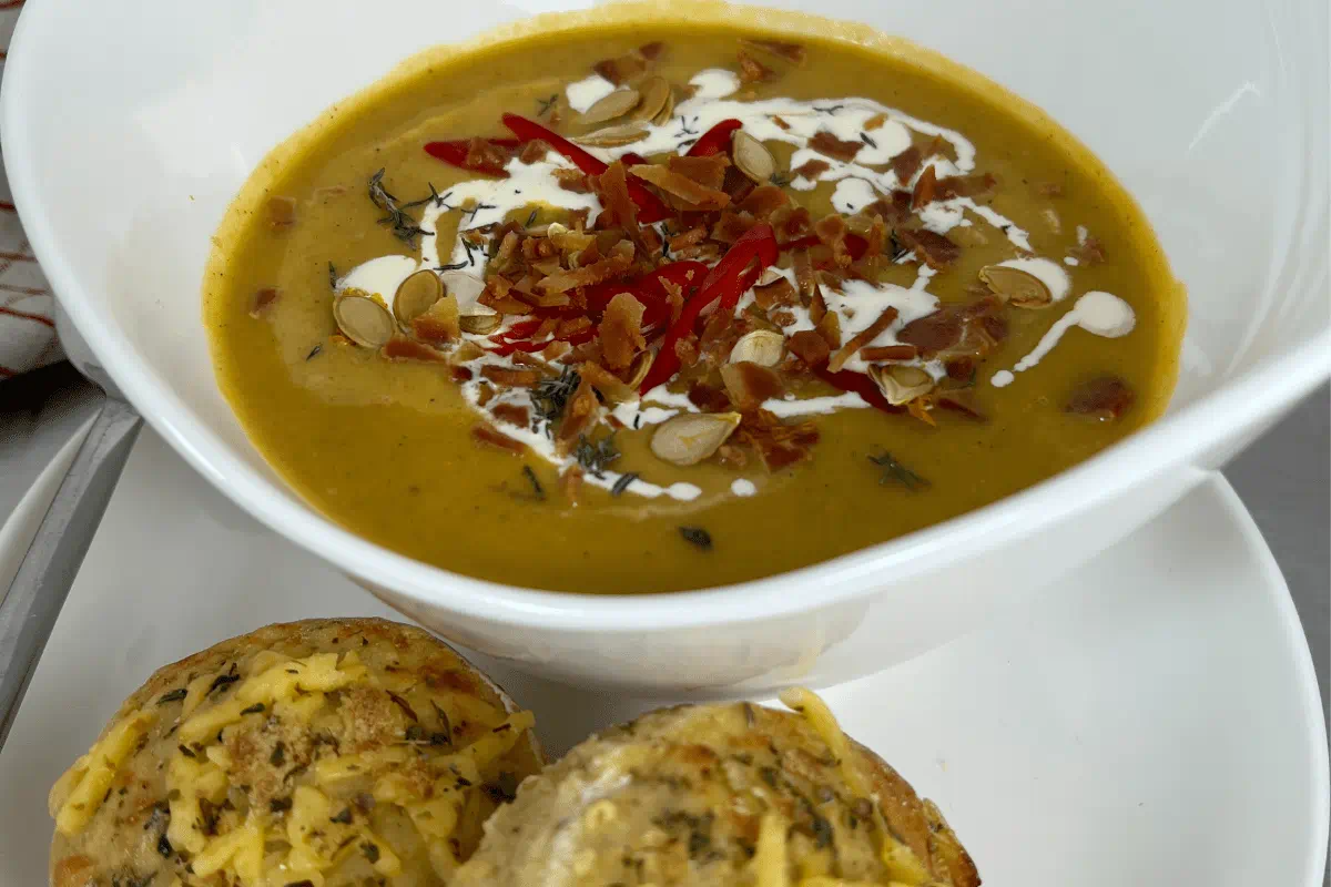 recipe image Spiced Butternut Squash & Carrot Soup