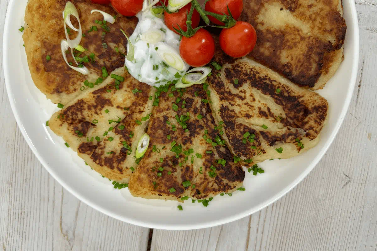 recipe image Potato Farls with Creamy Chive