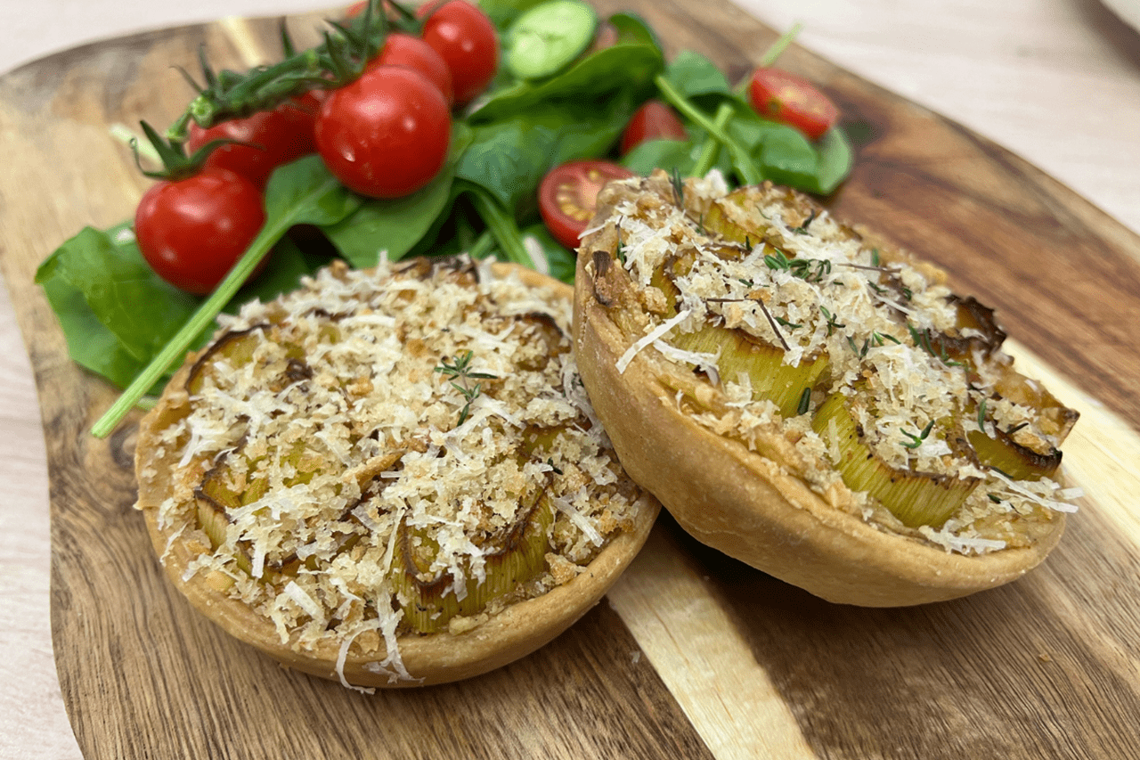 recipe image Creamy Leek Tartlets