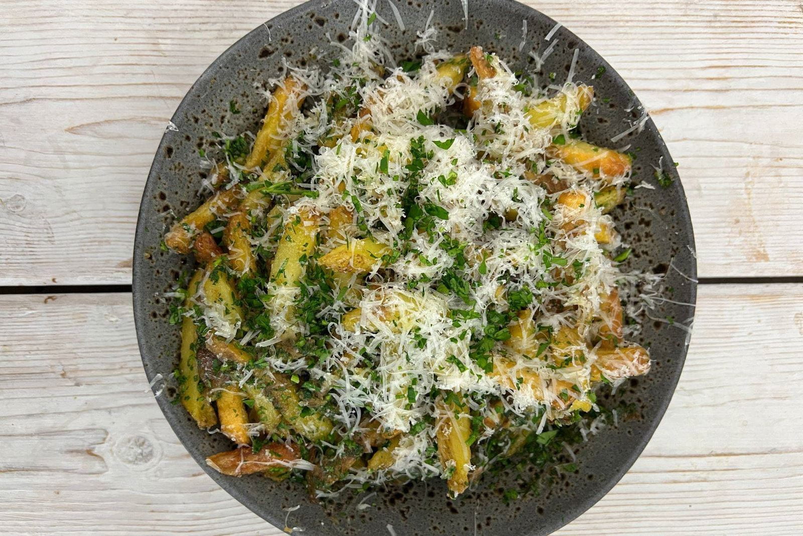recipe image Garlic Butter and Prosociano Fries