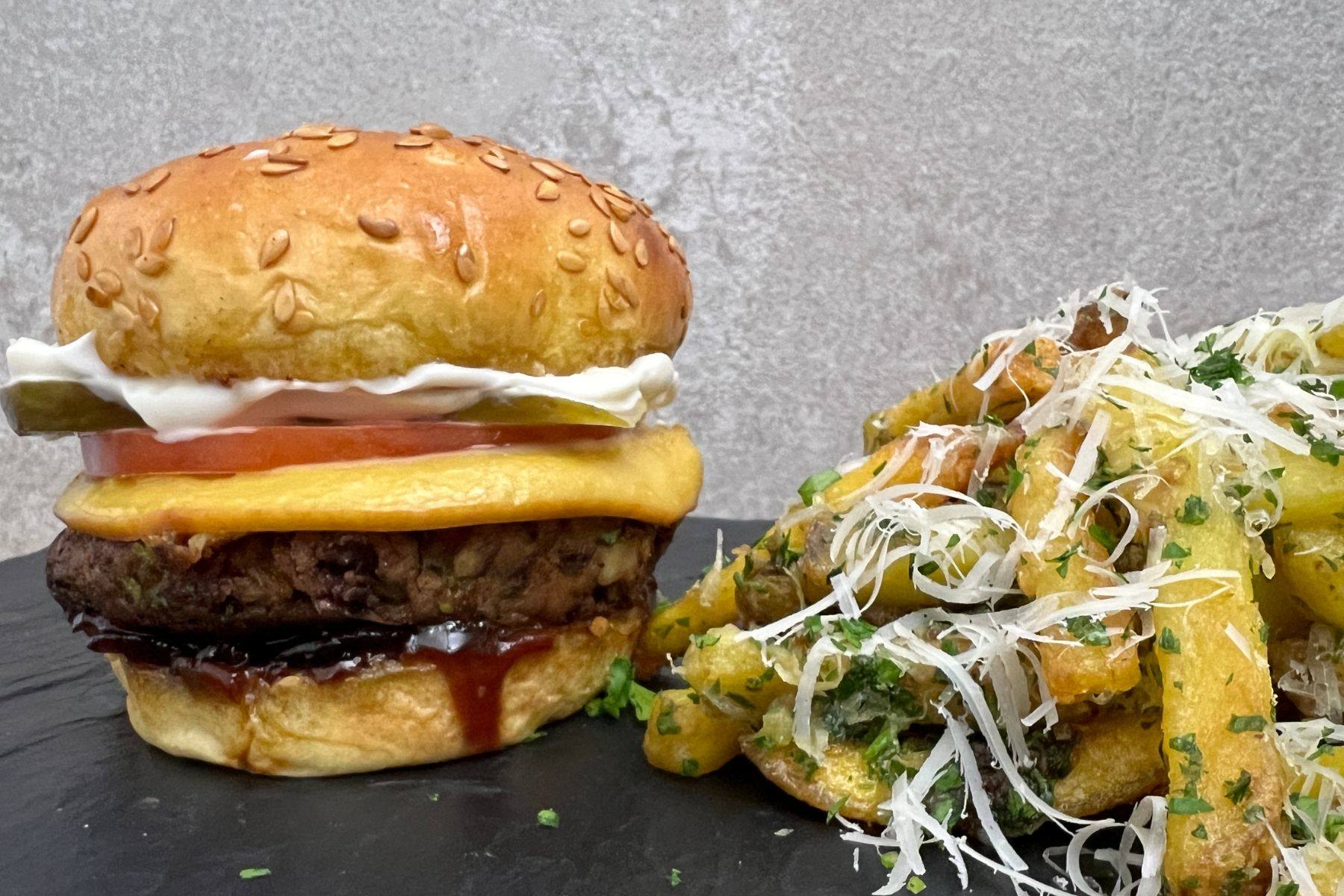 recipe image Smokey Bean Burger