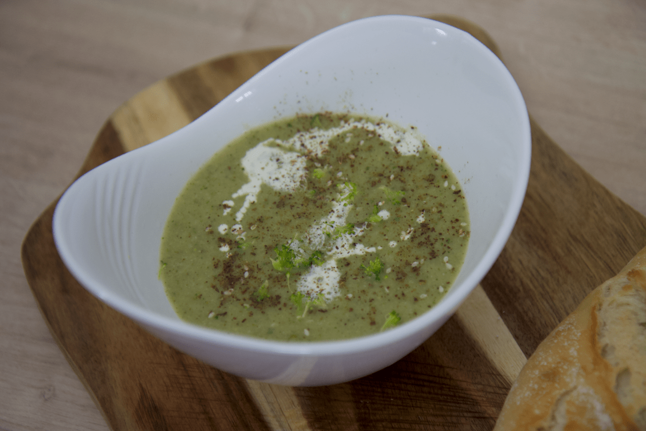 recipe image Creamy Broccoli Soup with Za’atar B+tter