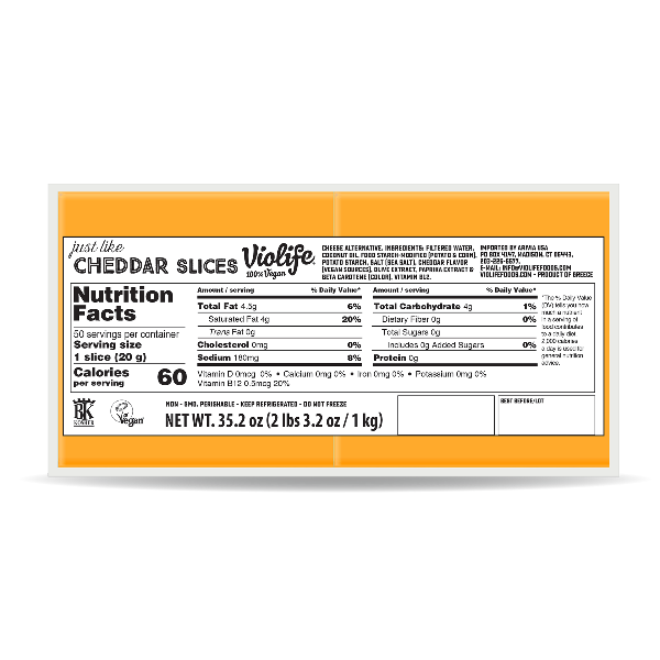 Violife Just Like Cheddar Slices