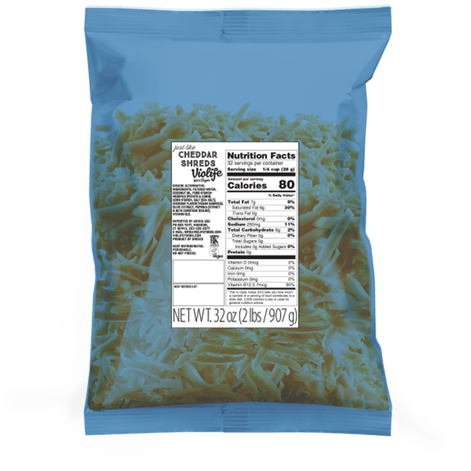 Violife 100% Vegan Just Like Cheddar Shreds
