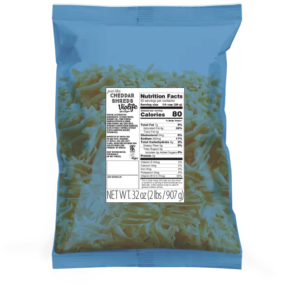 Violife 100% Vegan Just Like Cheddar Shreds