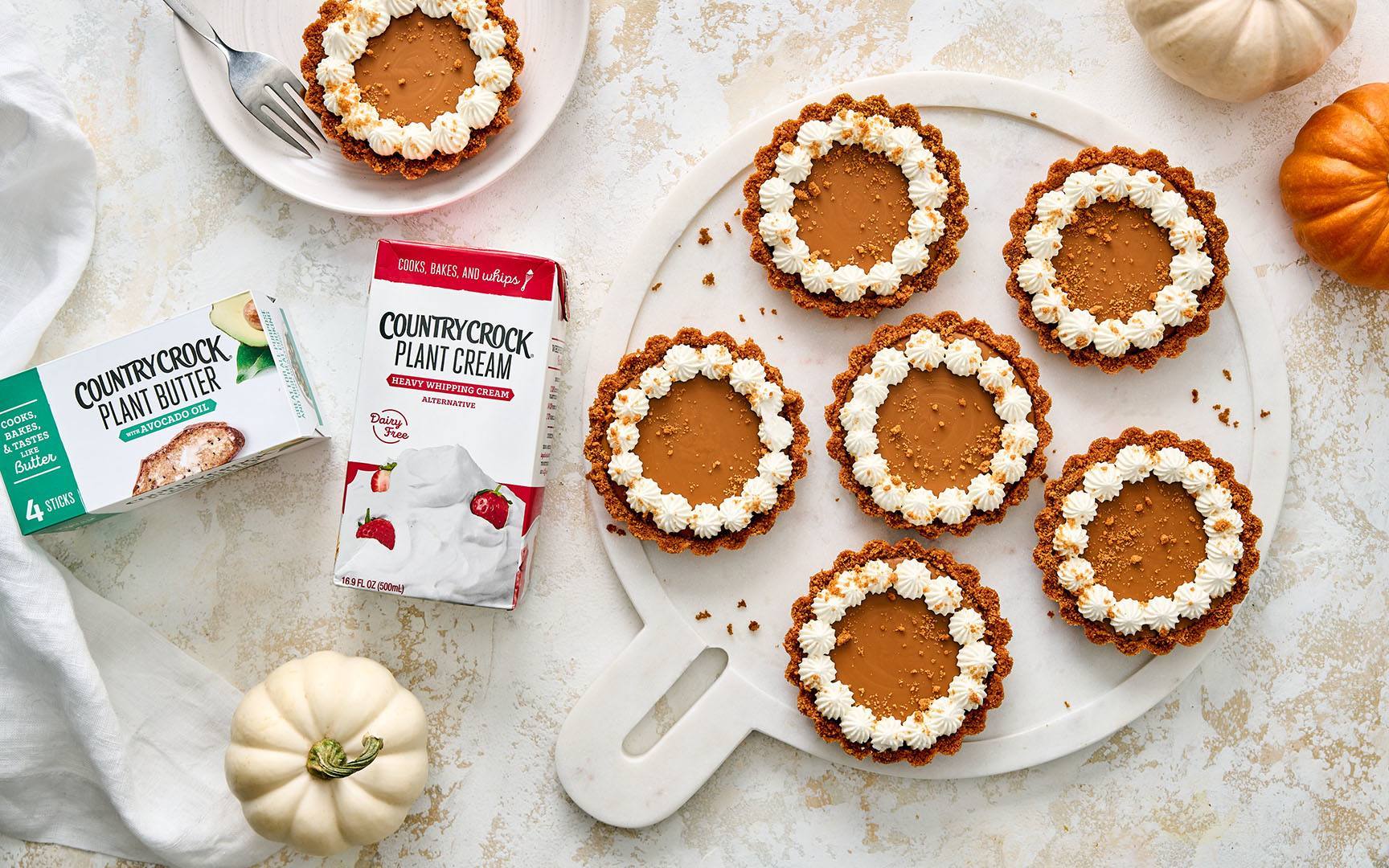 recipe image No Bake Biscoff Tartlets - Country Crock Plant Butter