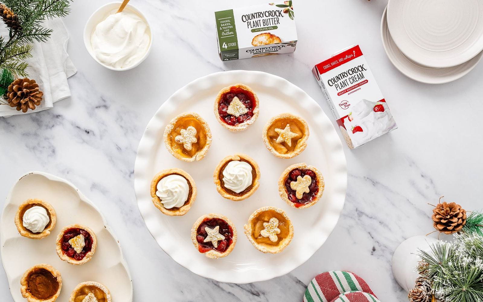 recipe image Mini Muffin Tin Pies - Country Crock Plant Butter