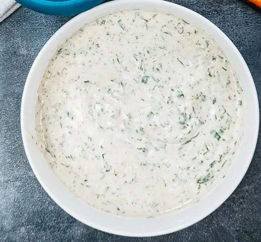 recipe image Cream Cheese Ranch Dip with Crisp Raw Vegetables