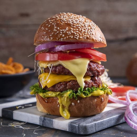 recipe image Ultimate Double-Decker Cheesebuger
