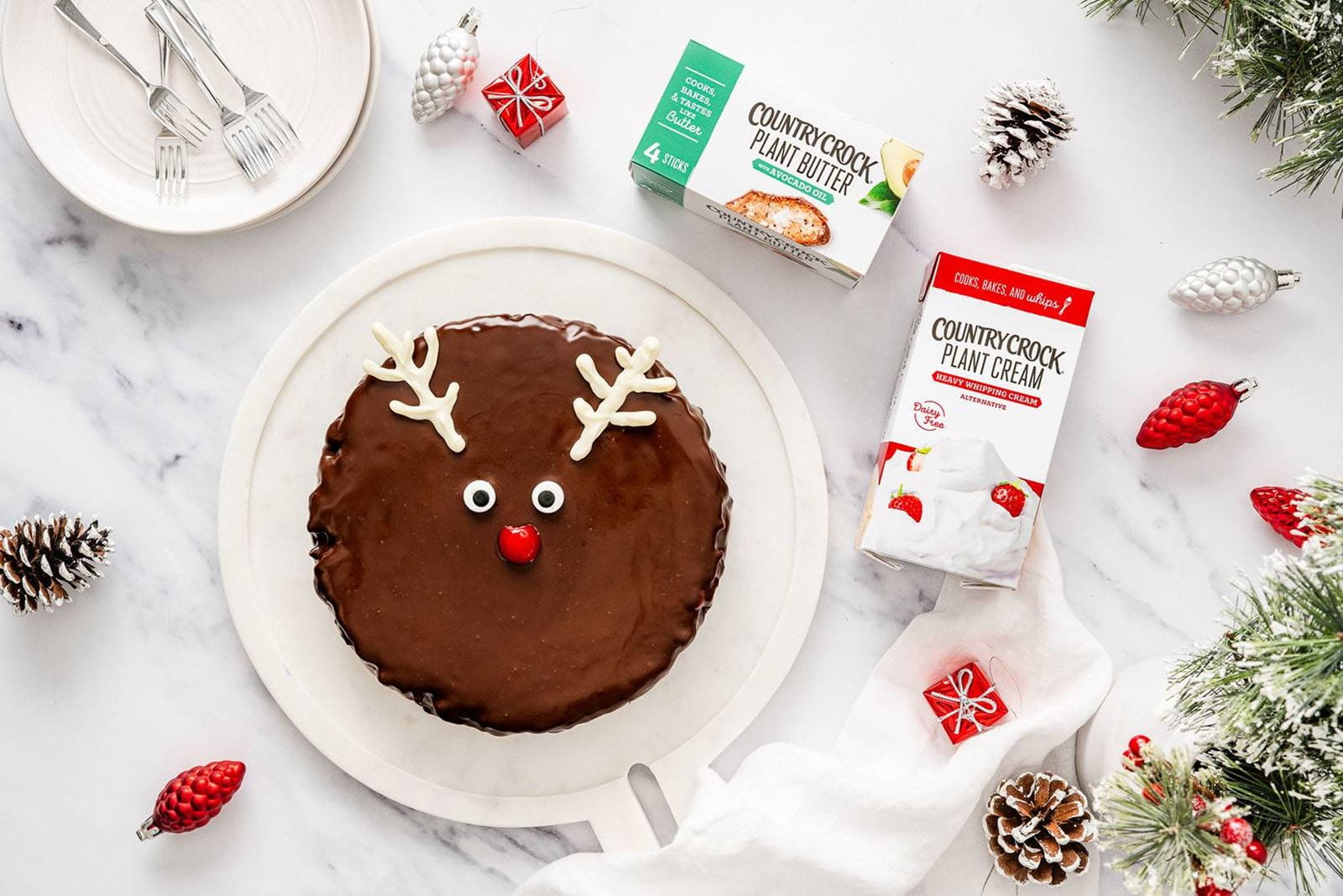recipe image No Bake Reindeer Rocky Road